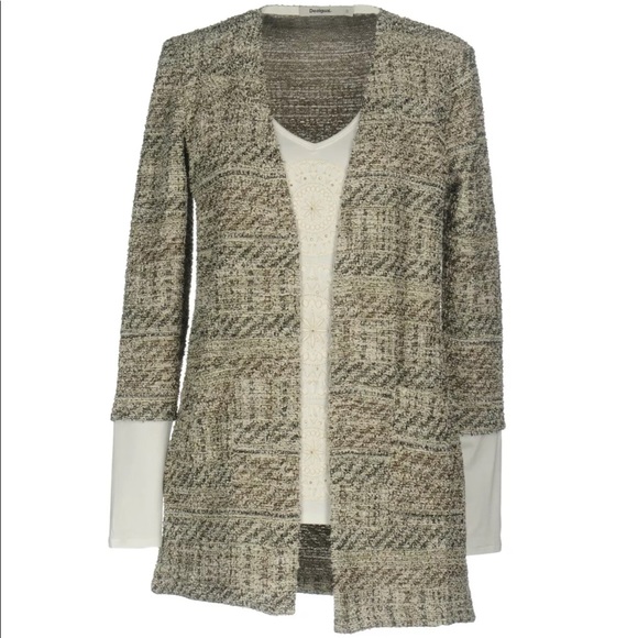 DESIGUAL PATRICIA GOLD METALLIC SWEATER - Picture 11 of 15